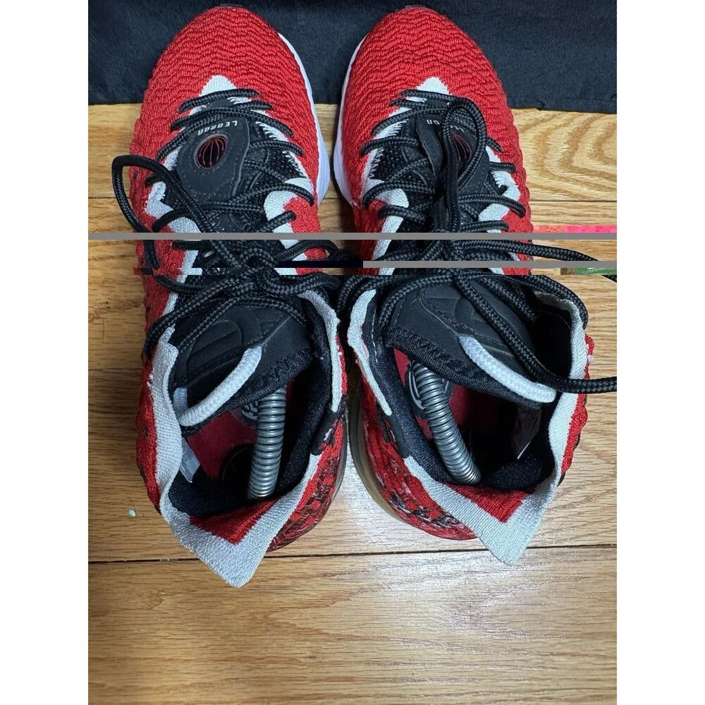 Nike LeBron 17 Air Max Uptempo 2020 Men's University Red/White/Black Size 7